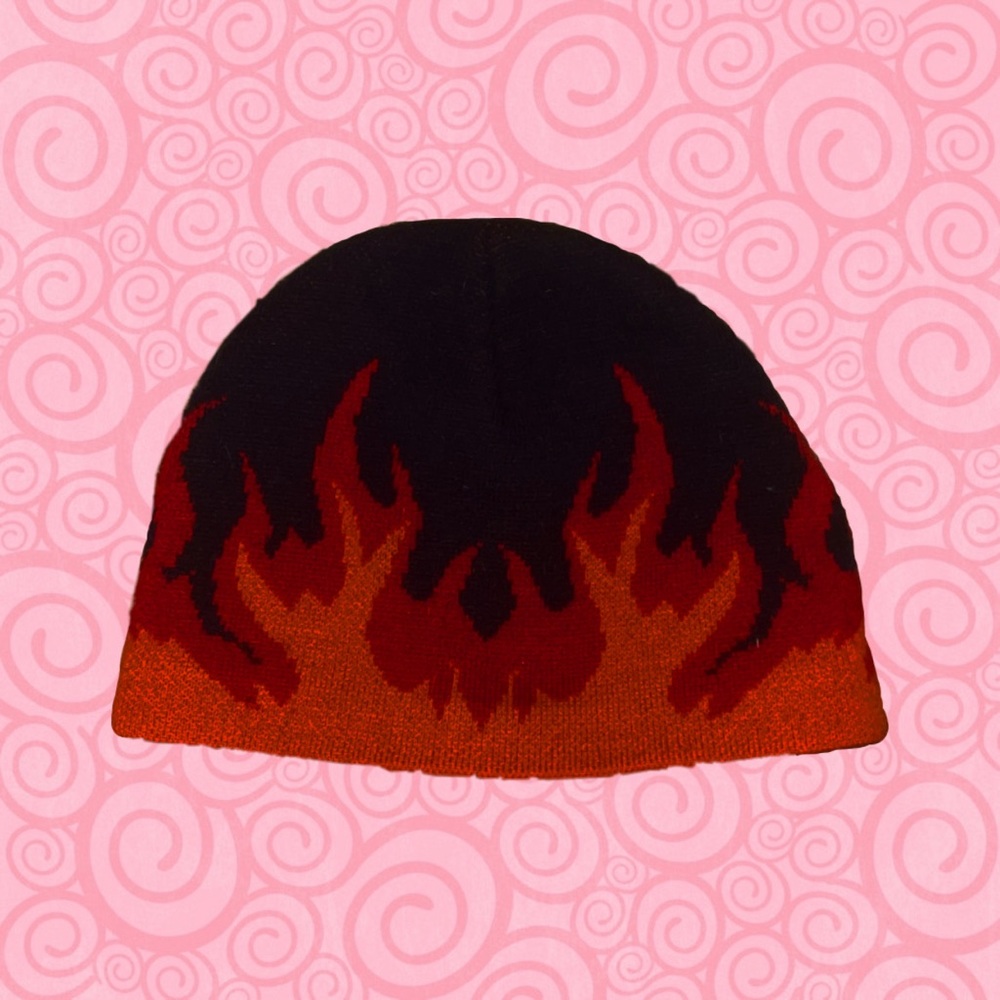 Flame Design Beanie